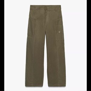 ZARA BALLOON CARGO PANTS XS